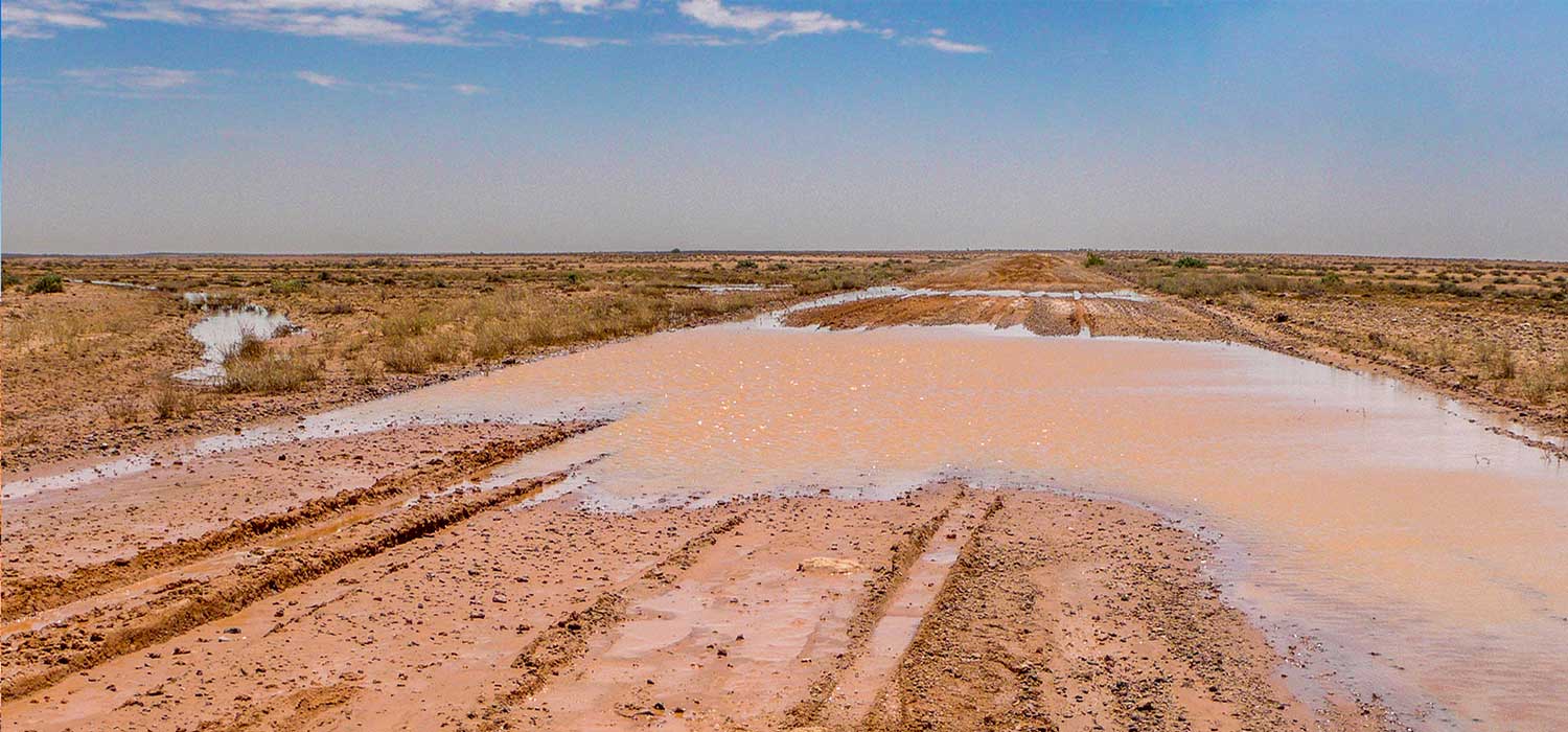 A wet Birdsville track